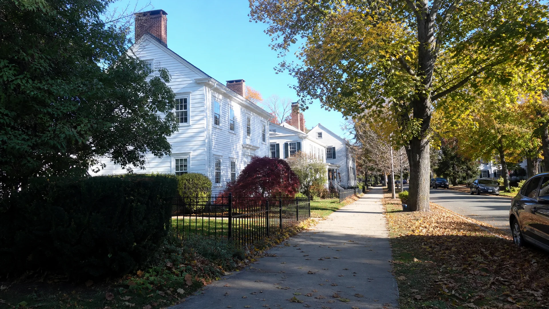 Central Connecticut neighborhood in the Hartford area