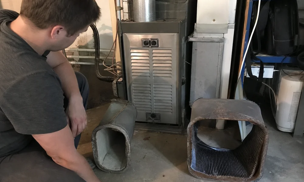 Comparison of a lined versus unlined flue serving an appliance